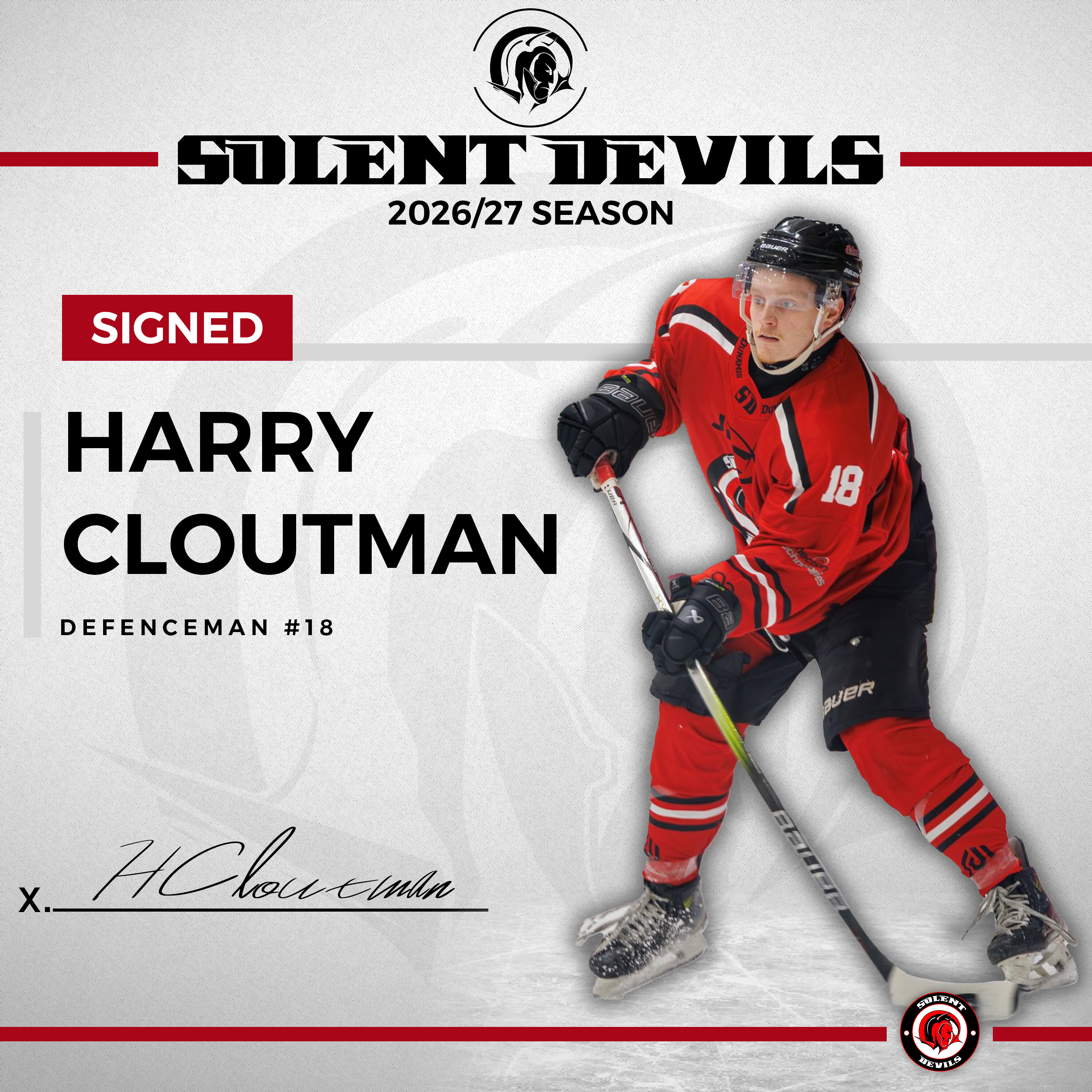 Solent Devils 2026/27 Player Signing – Harry Cloutman