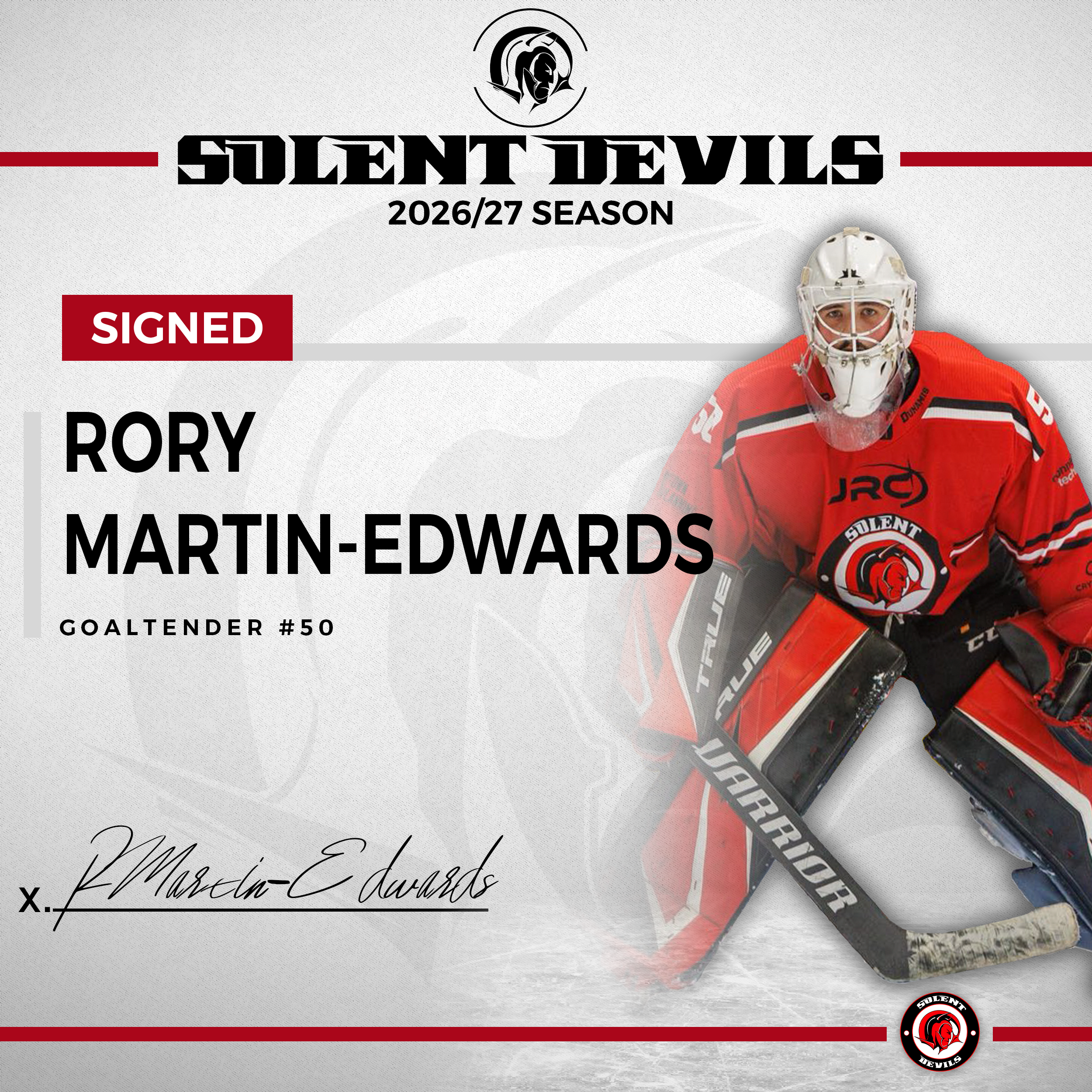 Solent Devils 2026/27 Player Signing – Rory Martin-Edwards