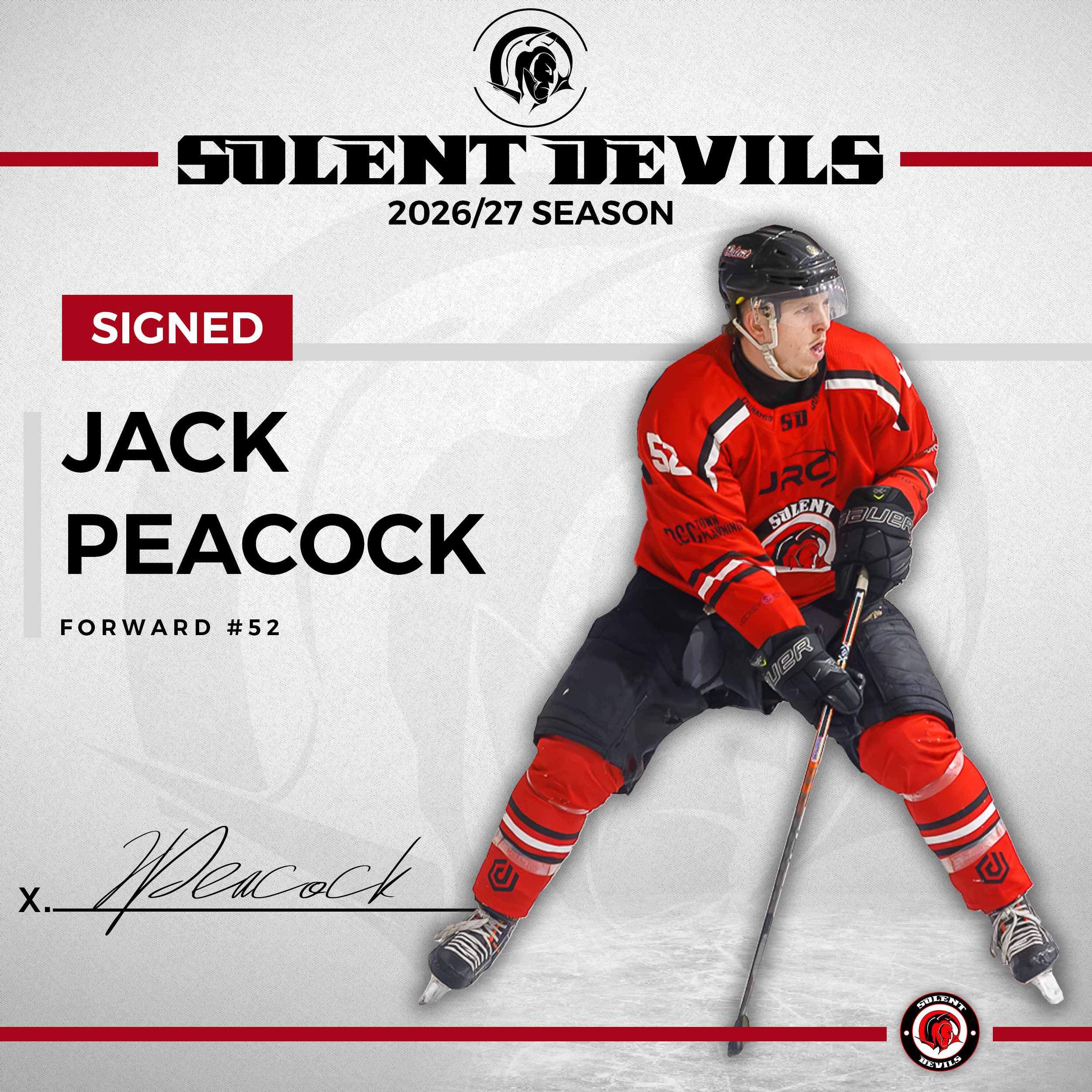 Solent Devils 2026/27 Player Signing – Jack Peacock