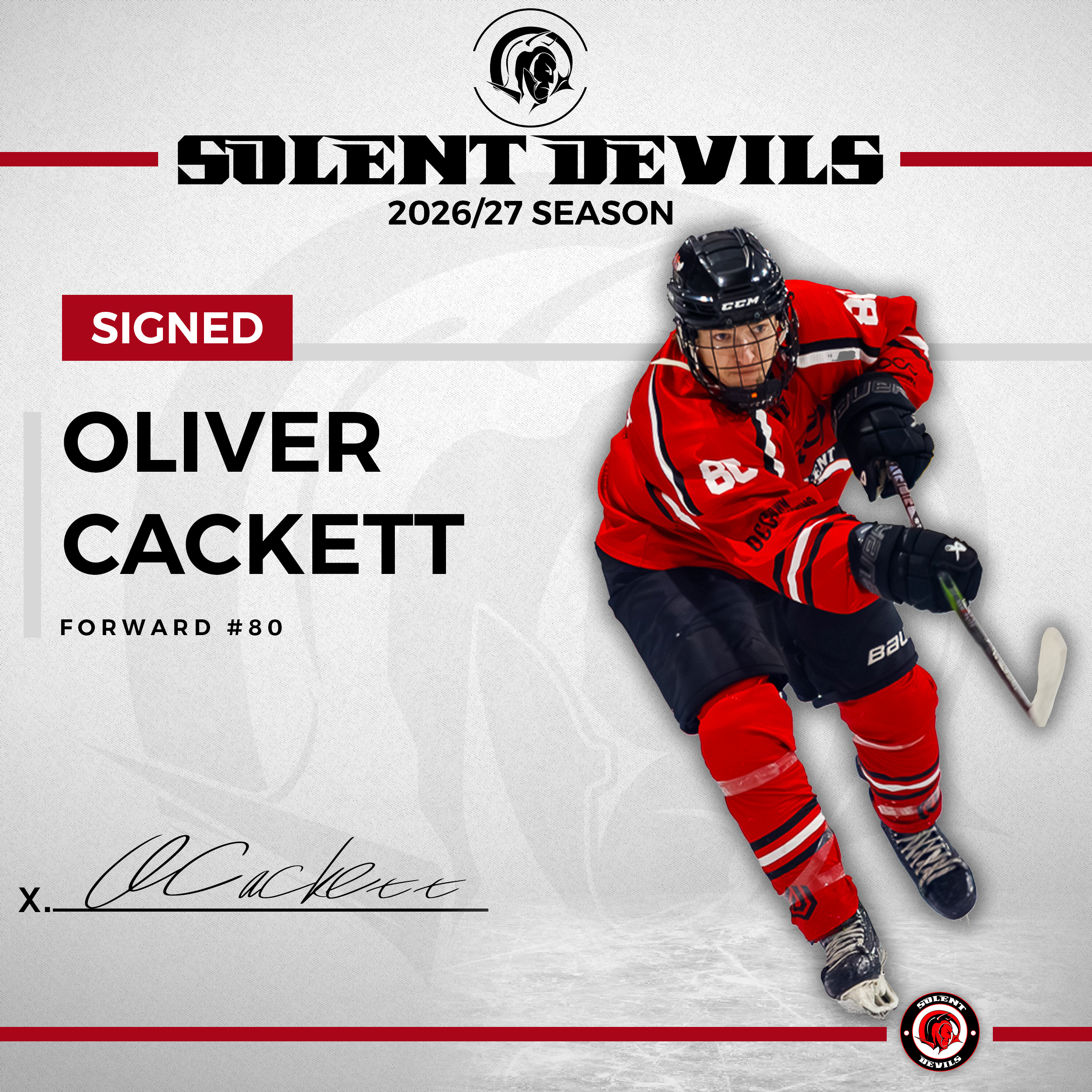 Solent Devils 2026/27 Player Signing – Oliver Cackett