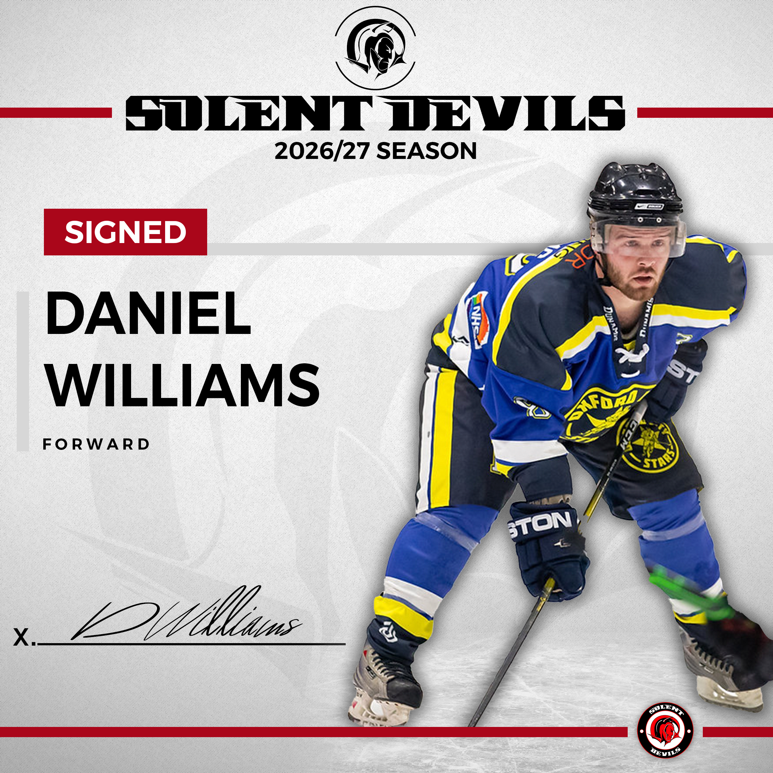 Solent Devils 2026/27 Player Signing – Daniel Williams