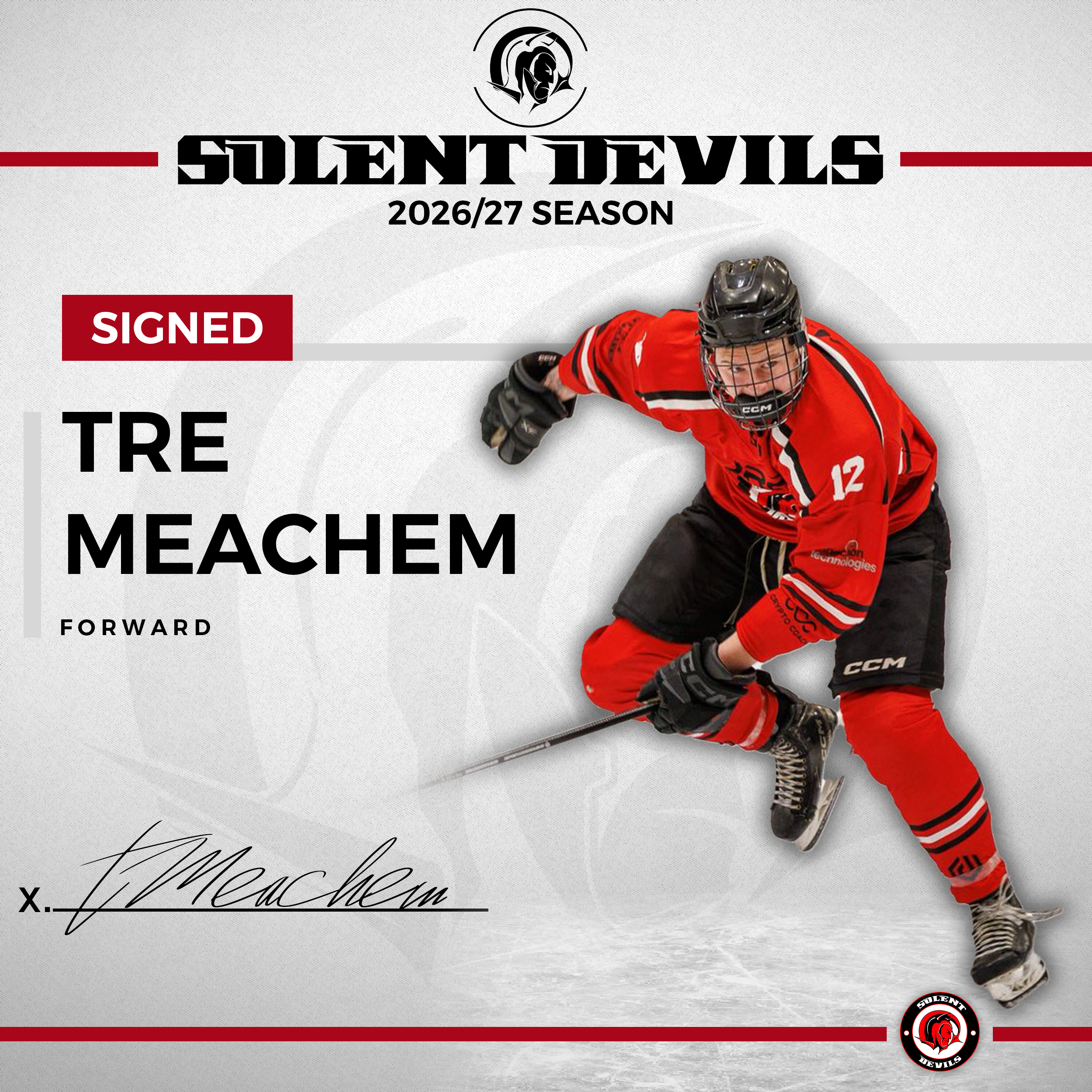 Solent Devils 2026/27 Player Signing – Tre Meachem
