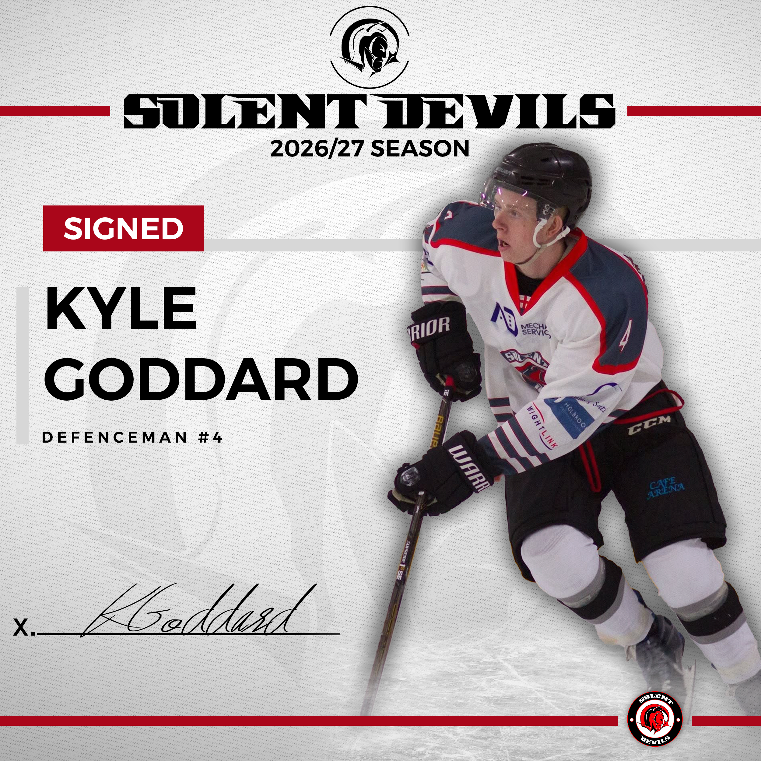 Solent Devils 2026/27 Player Signing – Kyle Goddard