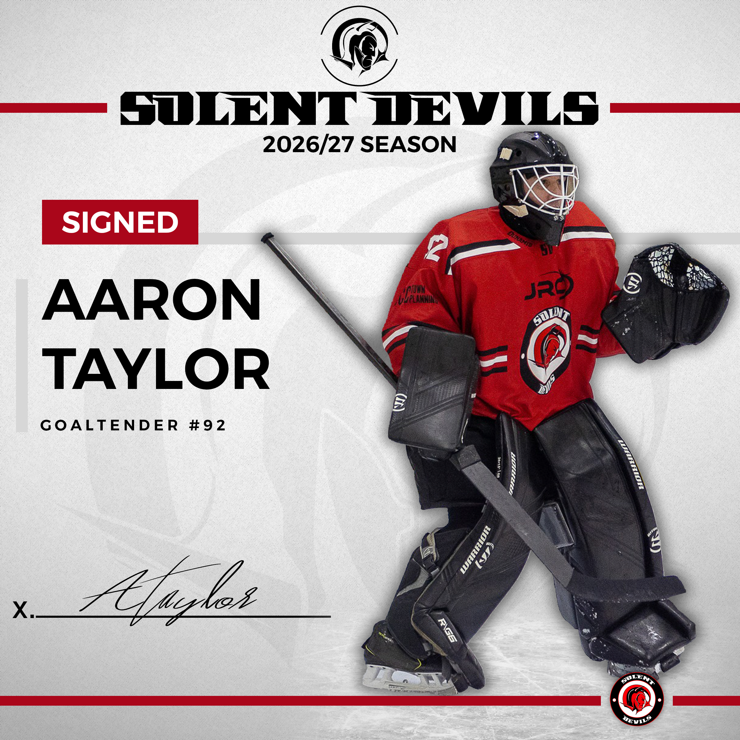 Solent Devils 2026/27 Player Signing – Aaron Taylor