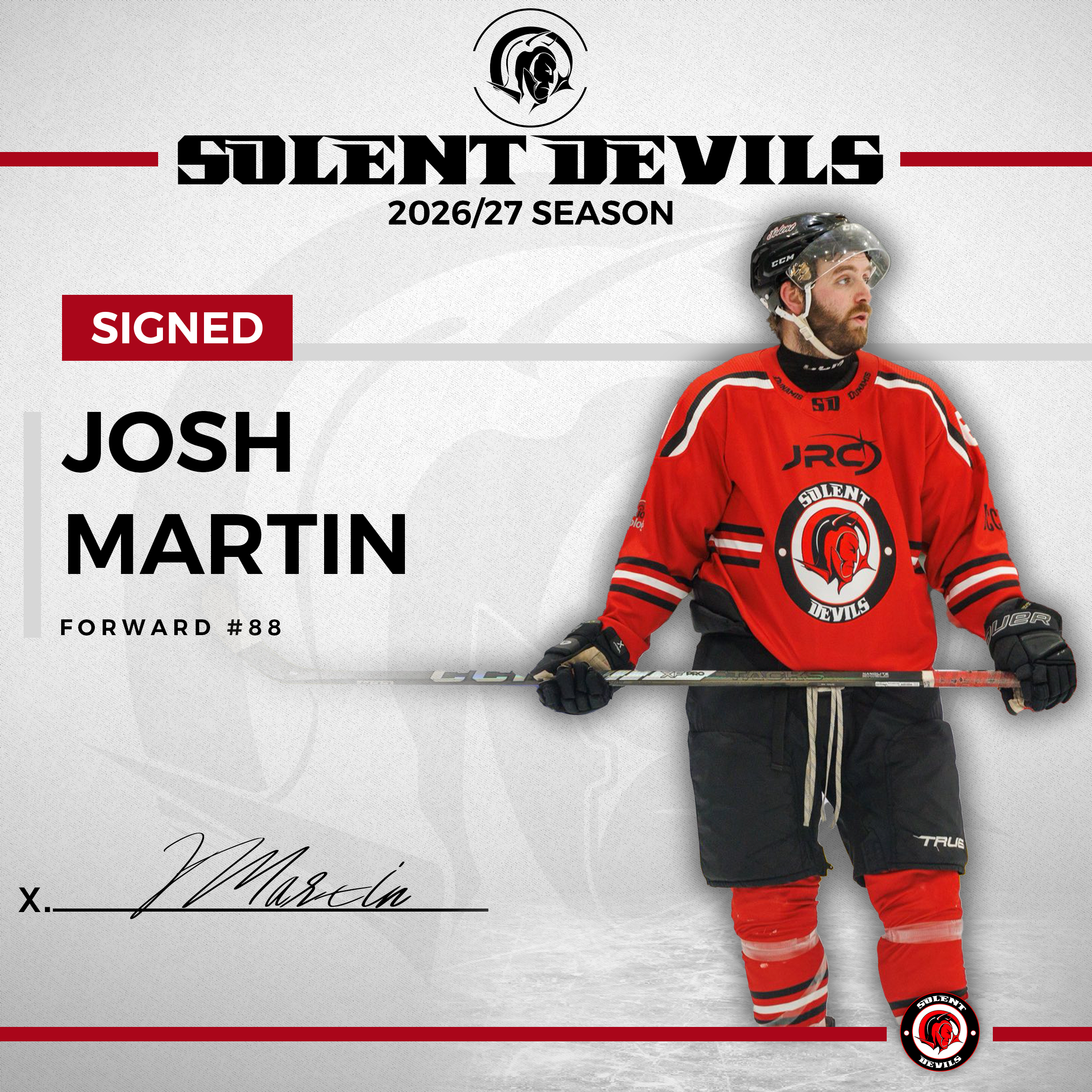 Solent Devils 2026/27 Player Signing – Joshua Martin