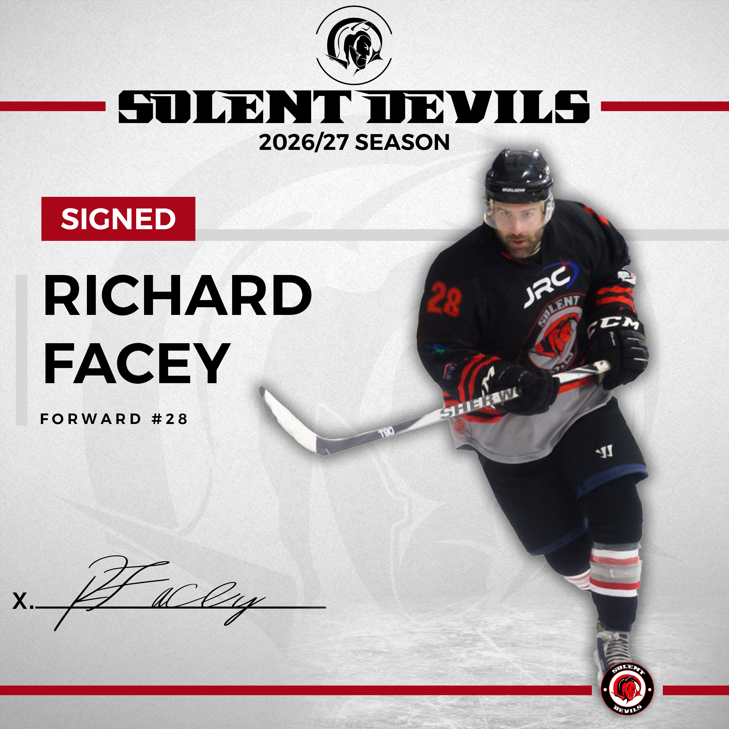 Solent Devils 2026/27 Player Signing – Richard Facey